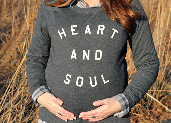 Heart and Soul, Maternity Style // Bubby and Bean 