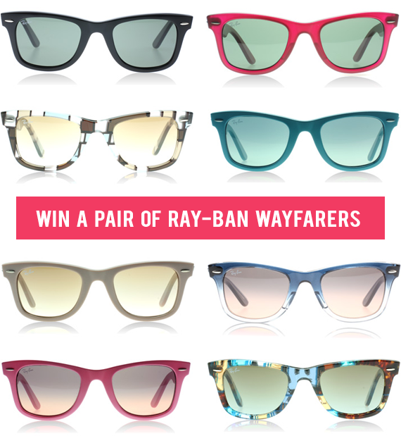 Win a Pair of Ray-Ban Wayfarers from Bubby & Bean and Sunglasses Shop!