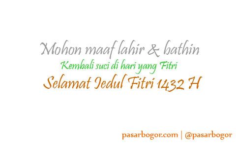 Selamat Hari Raya Iedul Fitri 1432 H