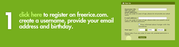 Click here to register for Freerice.com