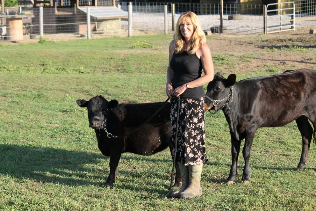 Pictures of Mini Coop and a person, well, me - Cattle