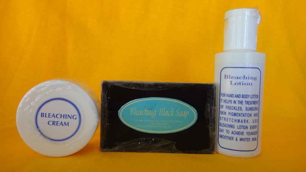 SKIN BLEACH WHITENING FACE AND BODY BLEACHING SET