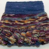 NB/Small Pleated Skirtie in Malabrigo Worsted