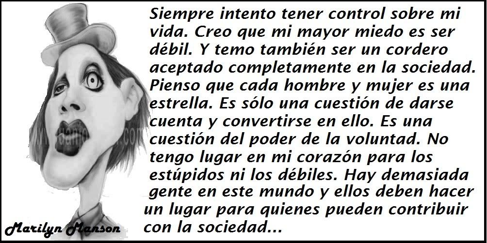 todas las frases de marilyn mans todas las frases de marilyn mans