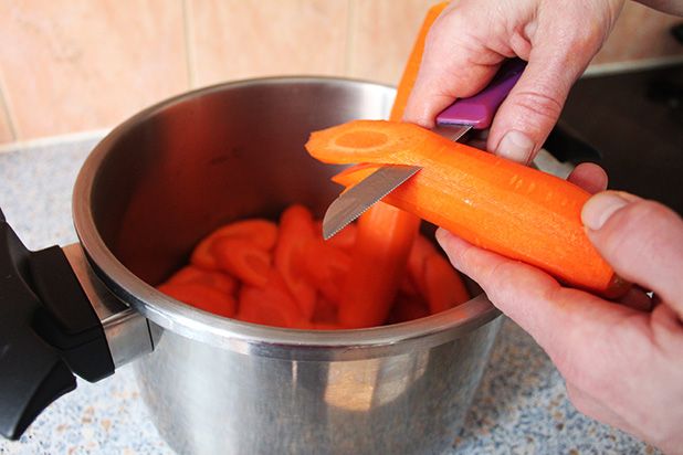 wortels afsnijden