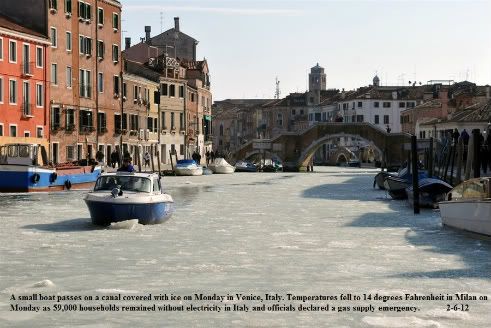 Frozen Canals in Venice