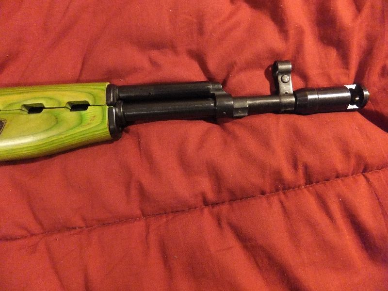 Threading a SKS barrel