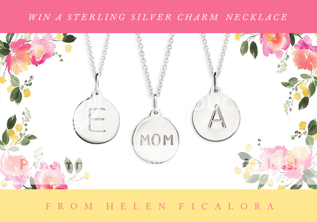 GIVEAWAY // Win A Sterling Silver Charm Necklace from Helen Ficalora and Bubby & Bean!