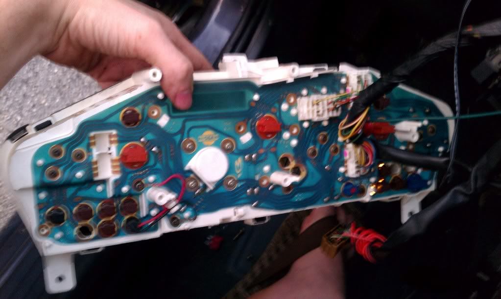 Combination Meter (Cluster) Illumination backlights issue ... Combination Meter (Cluster) Illumination backlights issue ...