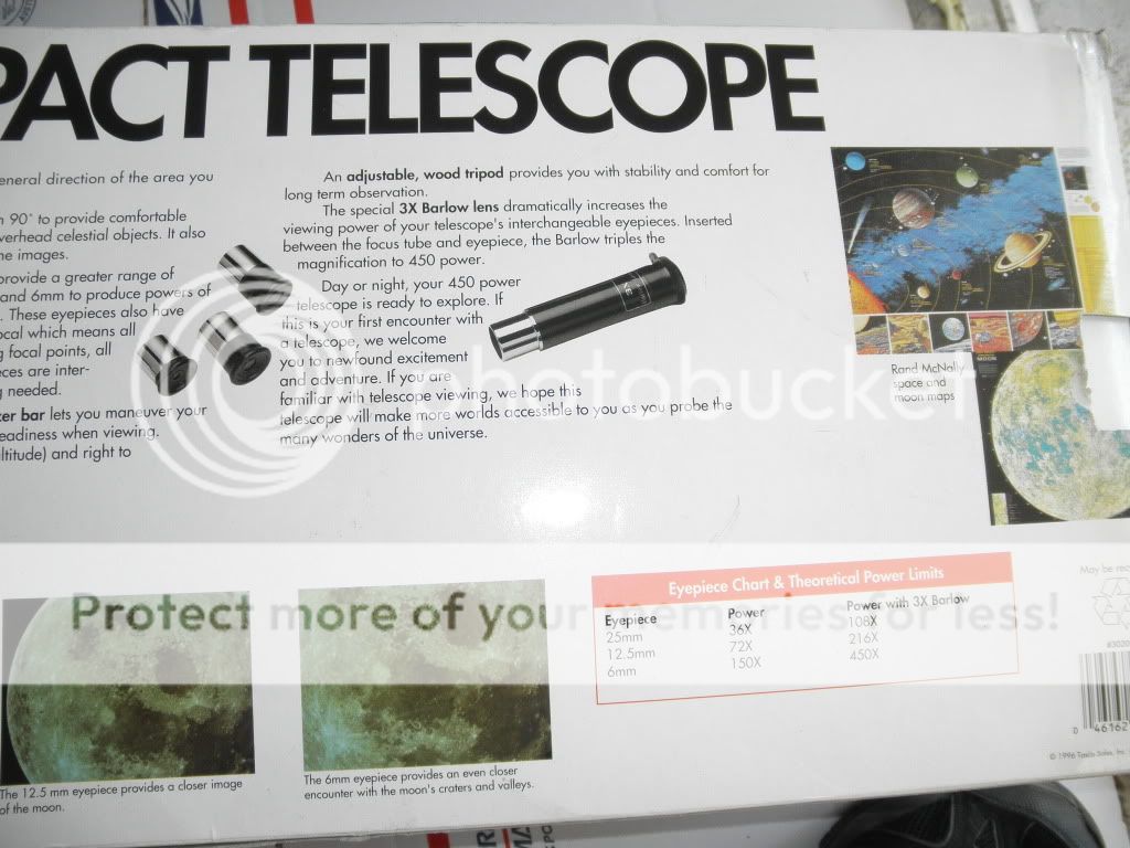 Tasco 450 Power COMPACT TELESCOPE 60mm 900mm   